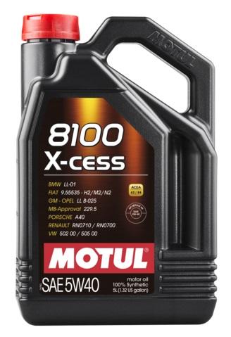 5W40 MOTUL 8100 X-CESS 5L