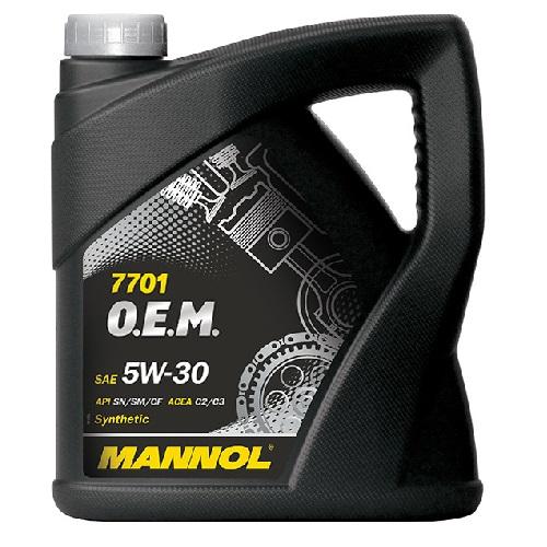 Mannol 7701 O.E.M. Chevrolet Opel 5W-30 4 ltr.